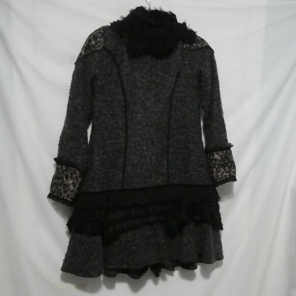 ARIA A USA | medium | Stylish Leopard Print Faux Fur Coat - Picture 2 of 16